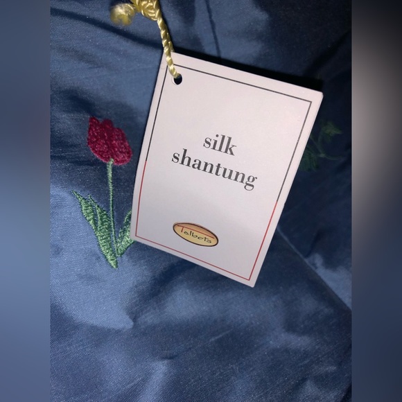 Talbots| Pure Silk Pants {Size 12} Color Baby Blue - Picture 4 of 5